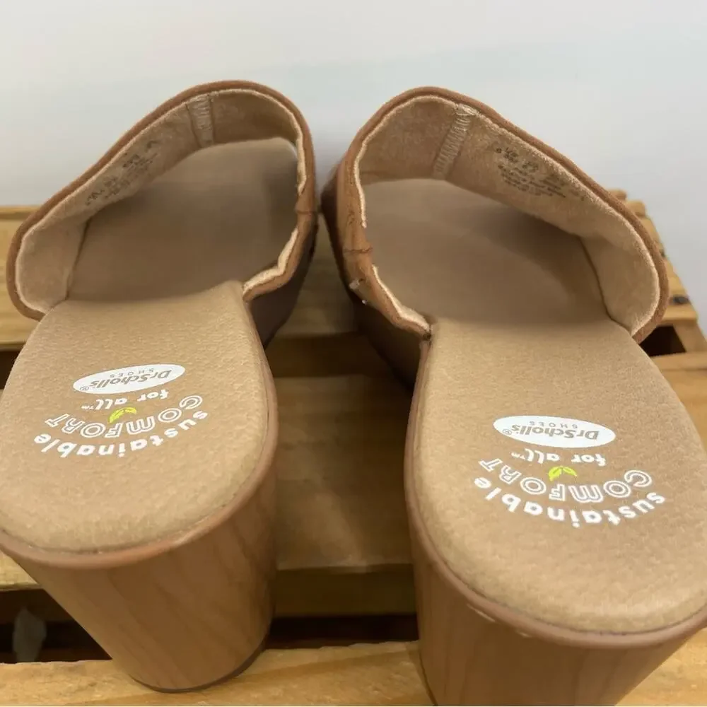 Dr. Scholl's Wake Up Slide Platform Sandals Women's size 9.5
